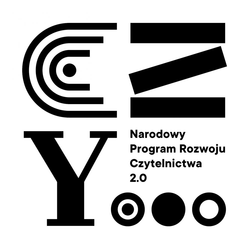 Grafika przedstwia logotyp i tekst: "Narodowy Program Rozwoju Czytelnictwa 2.0"